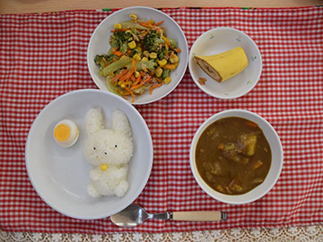 お月見カレー