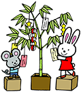 夏イメージ:たなばた